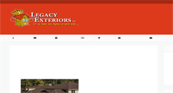 Desktop Screenshot of legacy-exteriors.com